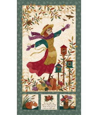 Panel Marcus Fabrics Digital Print Scarecrow's Song R590985P Multi